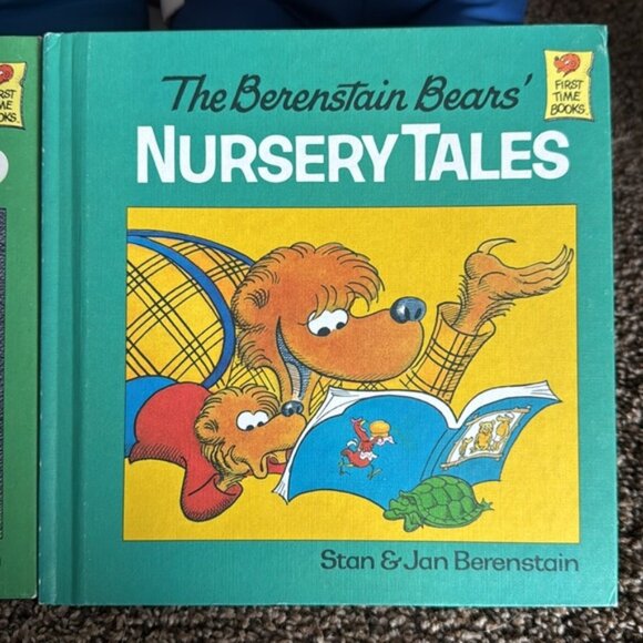 Vintage The Berenstain Bears Plush Stuffed And Books Bundle Papa Brother - Picture 4 of 10